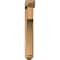Ekena Millwork Westlake Arts and Crafts Rough Sawn Bracket w/ Offset Brace, Western Red Cedar, 6"W x 28"D x 40"H BKT0604X28X40WTL03RWR - alternate 2